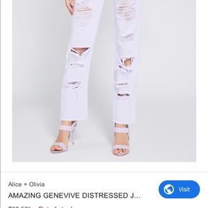 Alice and Olivia size 26 jeans NWT